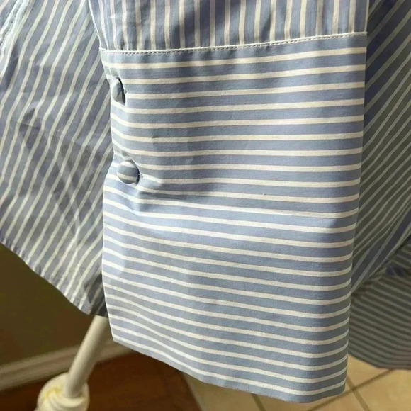 [N1/US4]Marc Cain Collections Women's  Blue Straps Blouse-NWOT - Picture 7 of 16